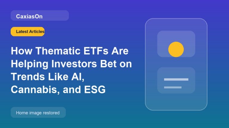 How Thematic ETFs Are Helping Investors Bet on Trends Like AI, Cannabis, and ESG