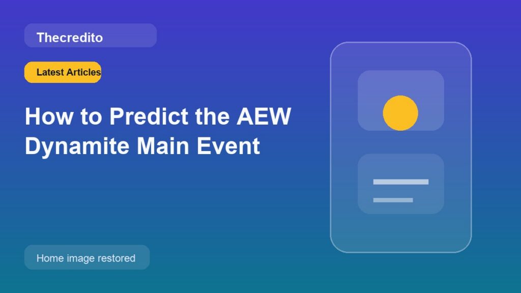 How to Predict the AEW Dynamite Main Event