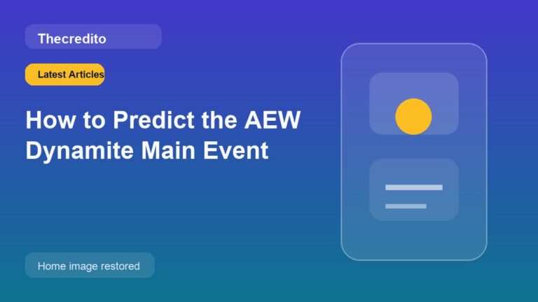 How to Predict the AEW Dynamite Main Event