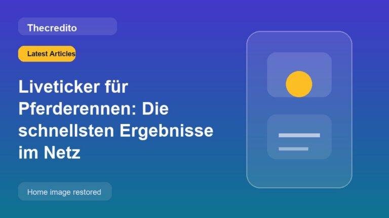 Liveticker für Pferderennen: Die schnellsten Ergebnisse im Netz