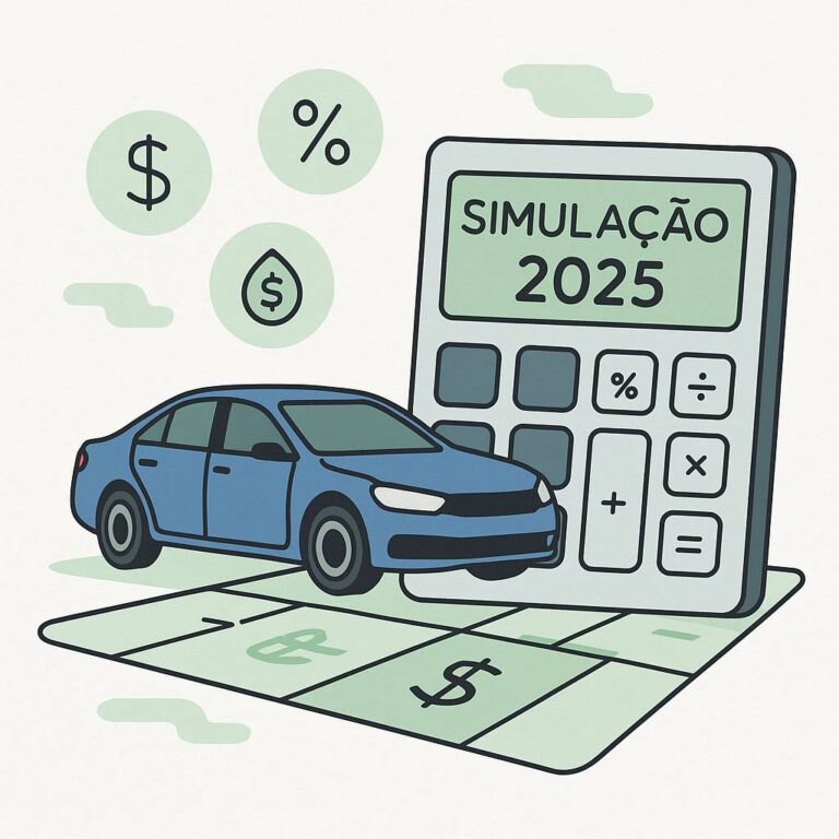 Financiamento de veículo com juros menores: Como fazer a simulação em 2025?