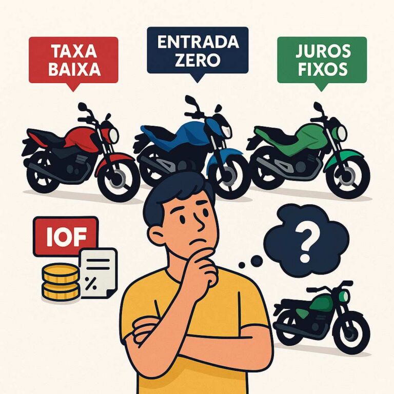 Financiamento de motos para iniciantes: Como escolher bem?