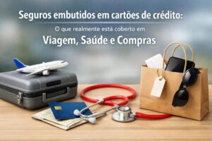 Seguros embutidos em cartões de crédito: o que realmente está coberto em viagem, saúde e compras
