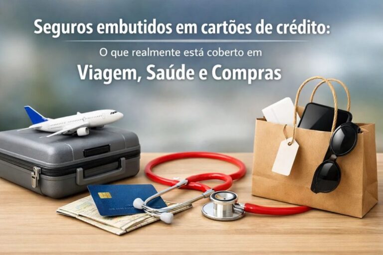 Seguros embutidos em cartões de crédito: o que realmente está coberto em viagem, saúde e compras