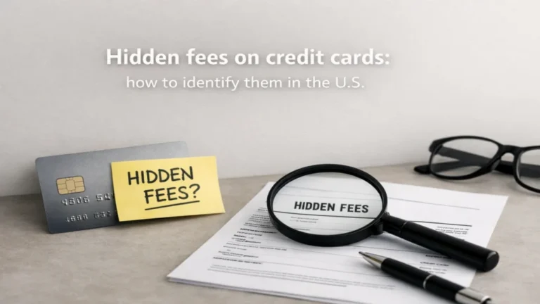 Hidden fees on credit cards: how to identify them in the U.S.